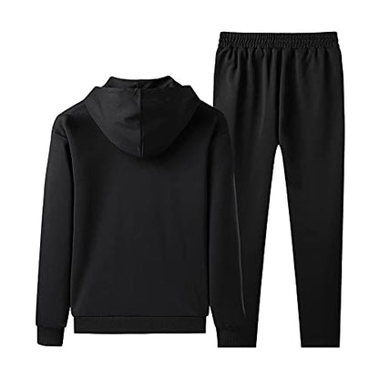 Men’s Two Piece Tracksuit Set with Hoodie and Joggers