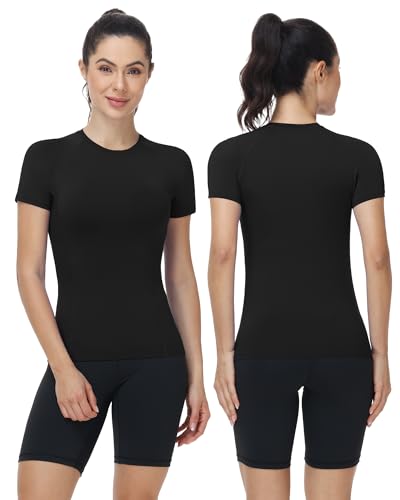Women’s Short Sleeve Compression Workout Top