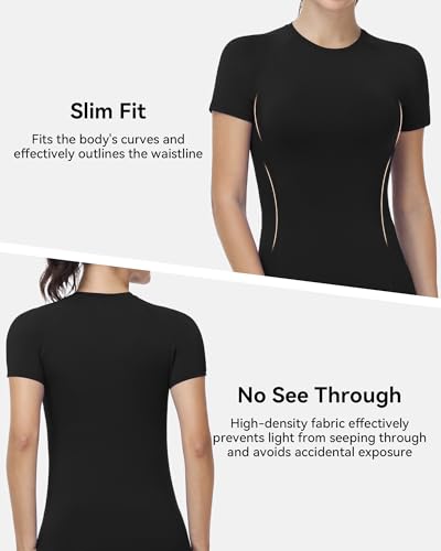 Women’s Short Sleeve Compression Workout Top
