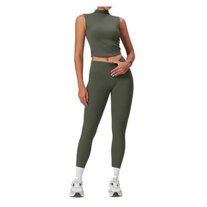 Women’s 2-Piece Workout Set with Shirt and Shorts