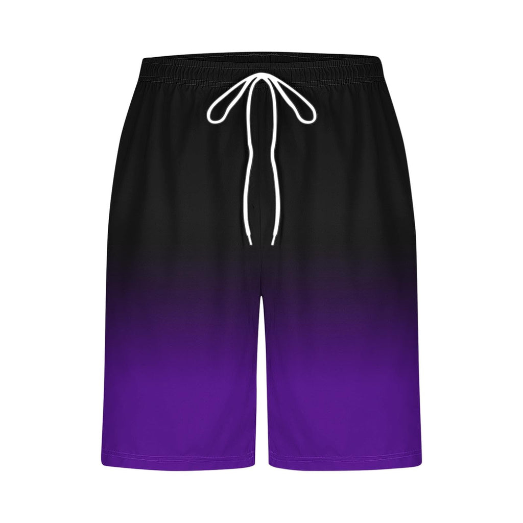 Men’s Gradient Quick Dry Beach Shorts with Pockets