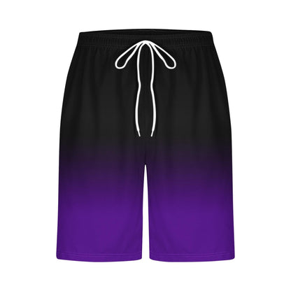 Men’s Gradient Quick Dry Beach Shorts with Pockets