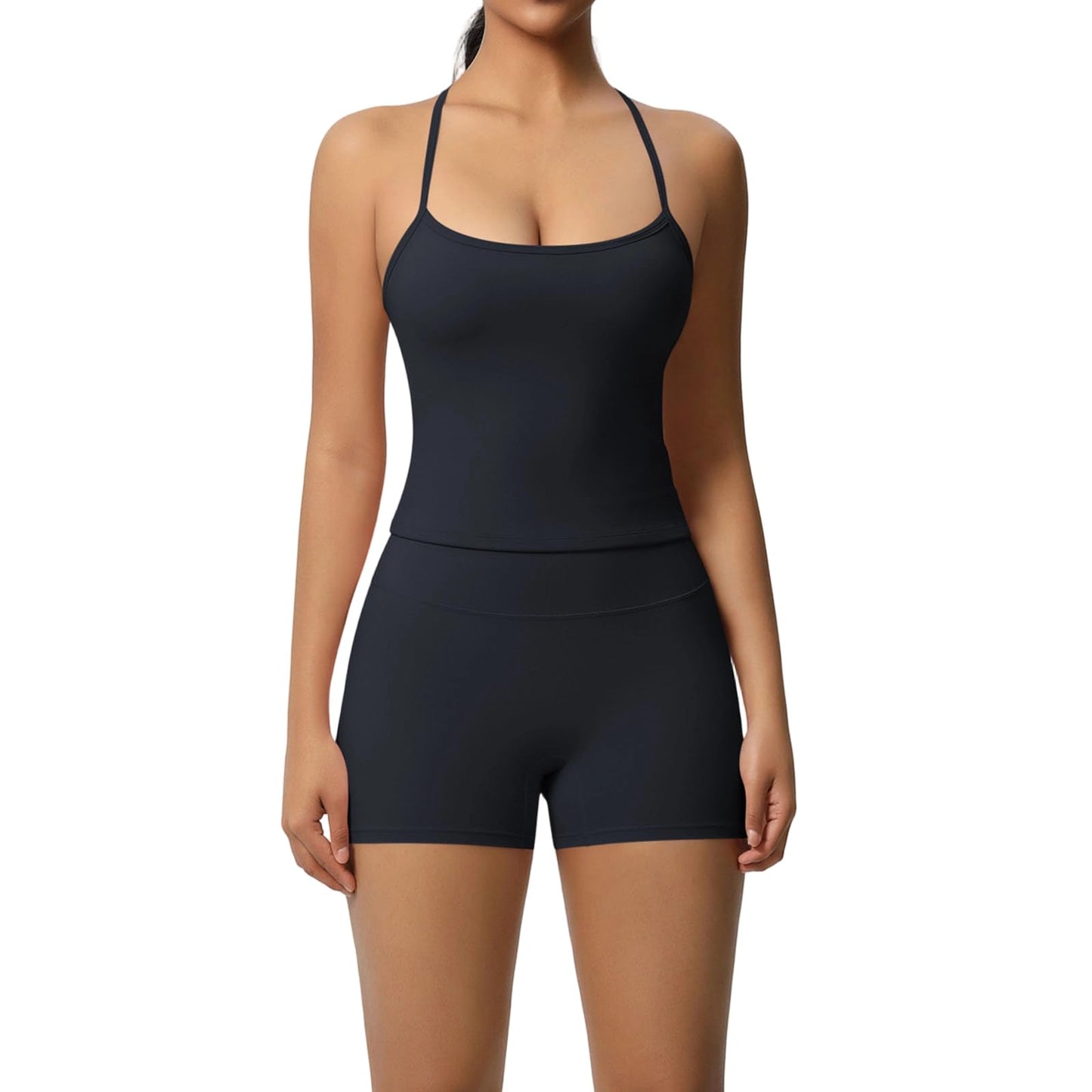 Women’s 2-Piece Wicking Athletic Workout Set with Top and Shorts