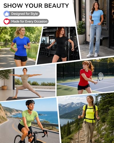 Women’s Short Sleeve Compression Workout Top