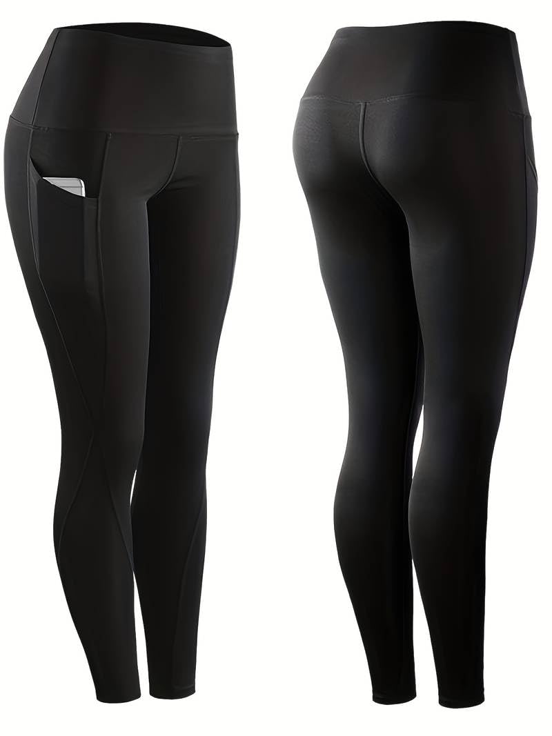 Women’s High Waist Yoga Leggings with Phone Pockets