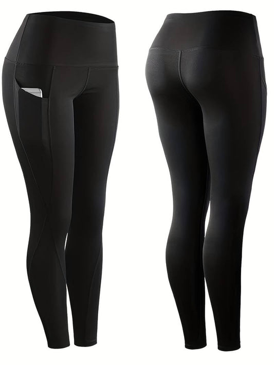 Women’s High Waist Yoga Leggings with Phone Pockets