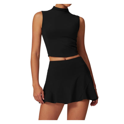 Women’s 2-Piece Workout Set with Shirt and Shorts