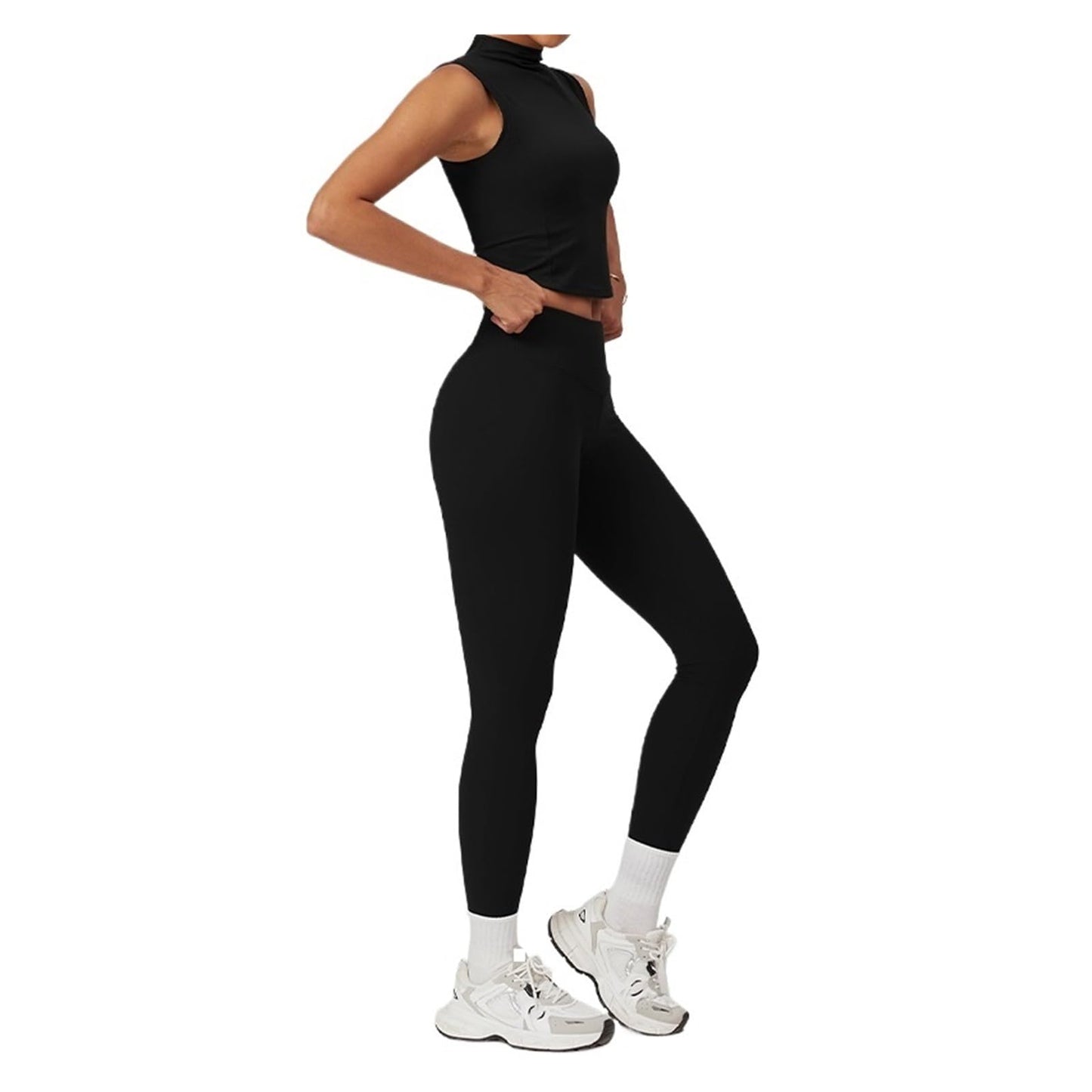 Women’s 2-Piece Workout Set with Shirt and Shorts