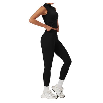 Women’s 2-Piece Workout Set with Shirt and Shorts