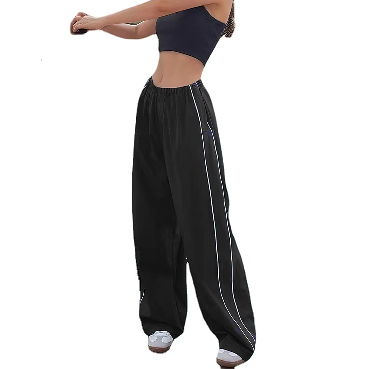 Women’s Baggy Parachute Pants Y2K Style