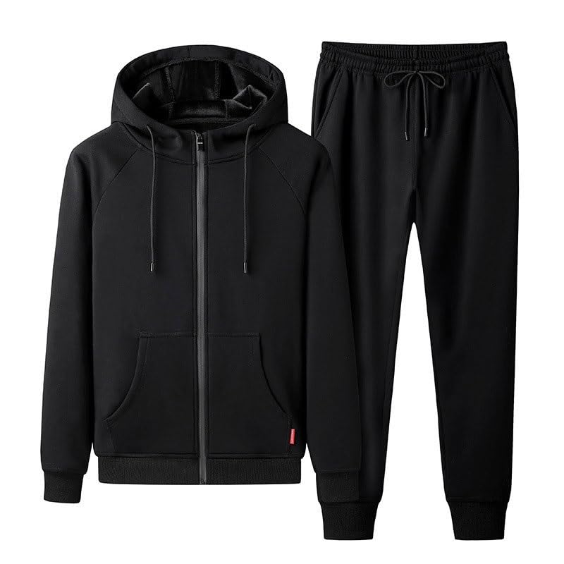 Men’s Hooded Sweatshirt & Lounge Tracksuit Set