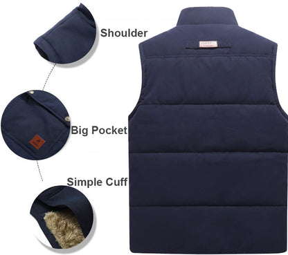 Men’s Fleece Lined Puffer Vest