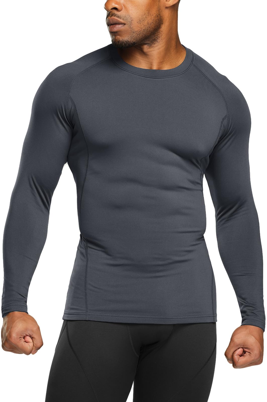 Men’s Thermal Long Sleeve Compression Base Layer Top
