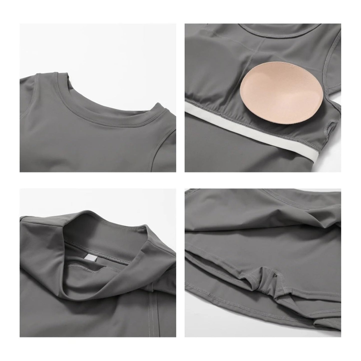 Women’s 2-Piece Workout Set with Sports Top and Shorts
