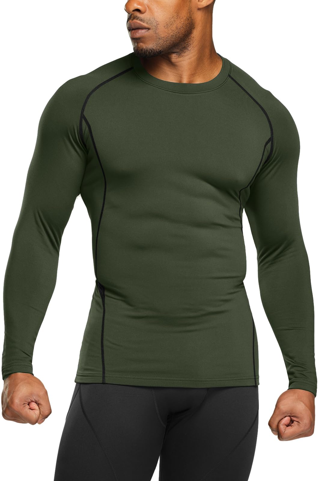 Men’s Thermal Long Sleeve Compression Base Layer Top