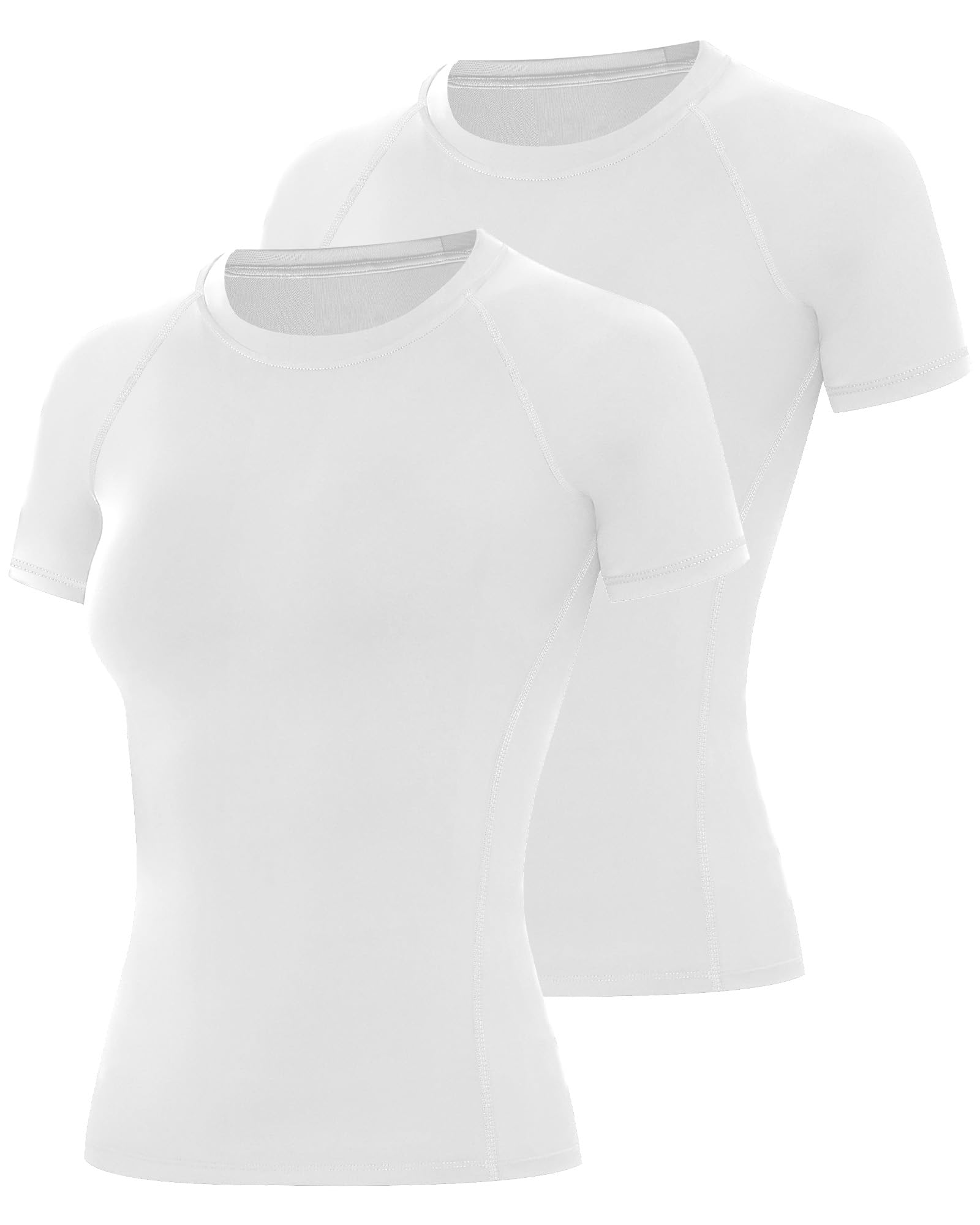 Women’s 2-Pack Short Sleeve Compression Workout Tops