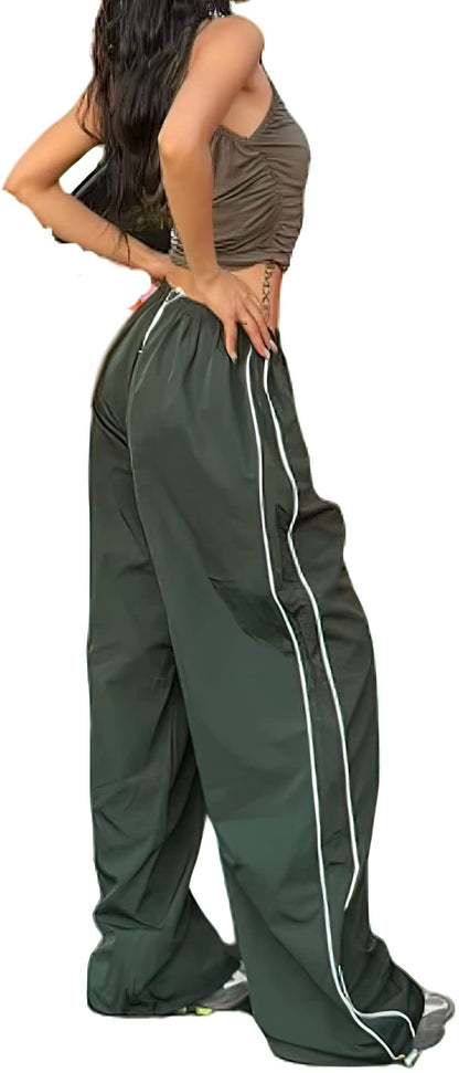 Women’s Baggy Parachute Pants Y2K Style