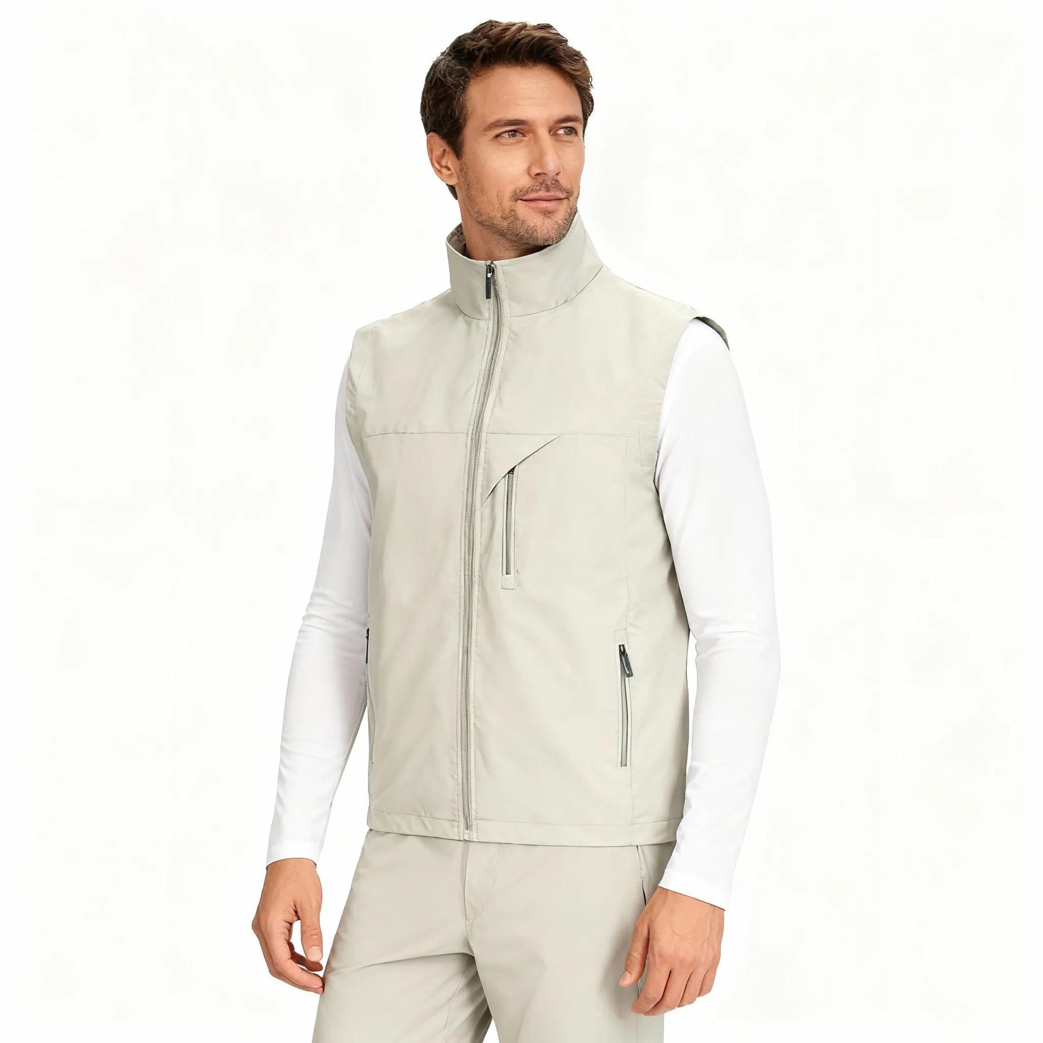 Men’s Lightweight Softshell Vest for Outdoor Sports
