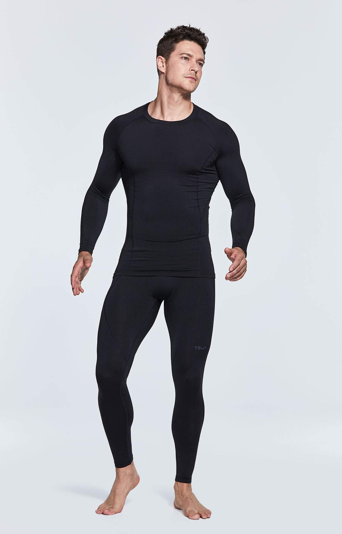 Men’s Thermal Long Sleeve Compression Base Layer Top