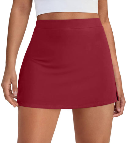 Women’s Tennis Skort with Built-in Shorts