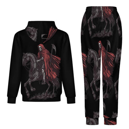 Men’s Skeleton Graphic Hoodie & Jogger Tracksuit Set