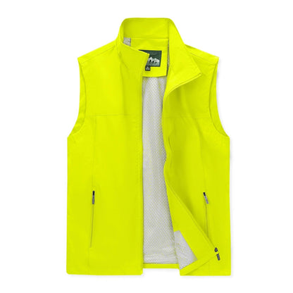 Men’s Lightweight Softshell Vest for Outdoor Sports
