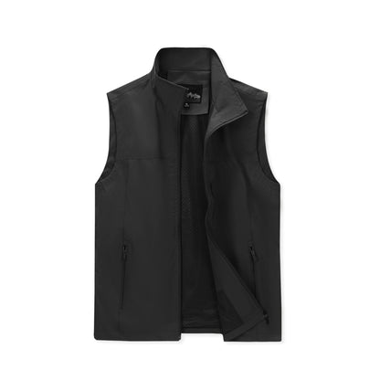 Men’s Lightweight Softshell Vest for Outdoor Sports