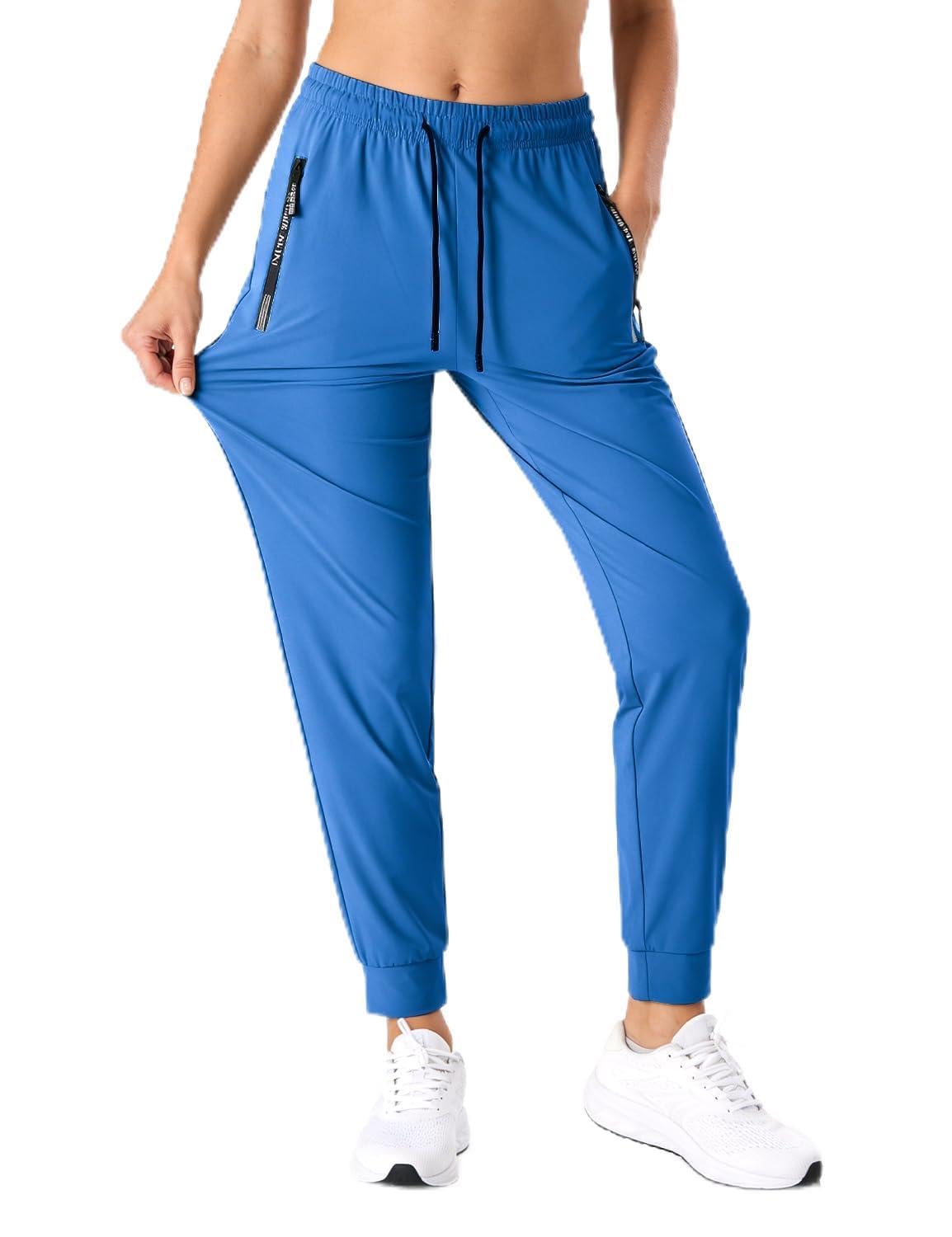 Women’s High Stretch Quick Dry Athletic Pants with Drawstring