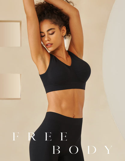 Women’s 3-Pack Seamless Yoga Sports Bras