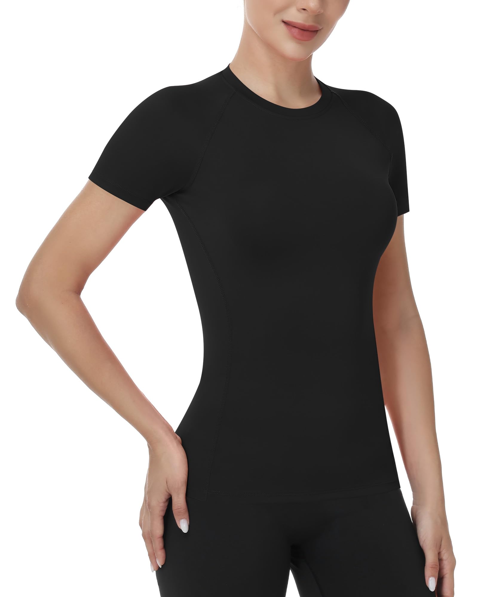 Women’s 2-Pack Short Sleeve Compression Workout Tops