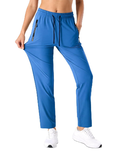 Women’s High Stretch Quick Dry Athletic Pants with Drawstring