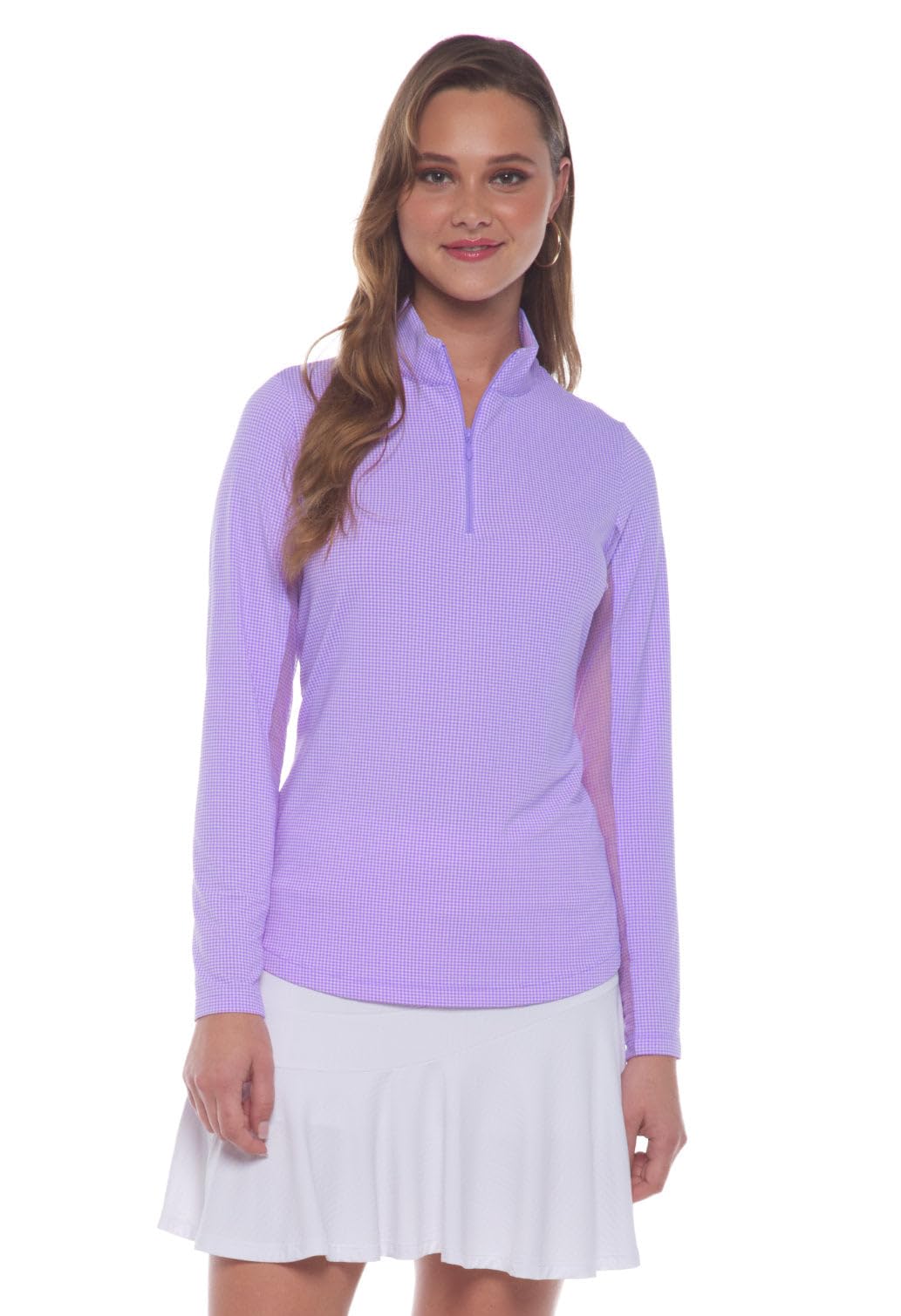 Women’s UPF 50+ Cooling Long Sleeve Mock Neck Top