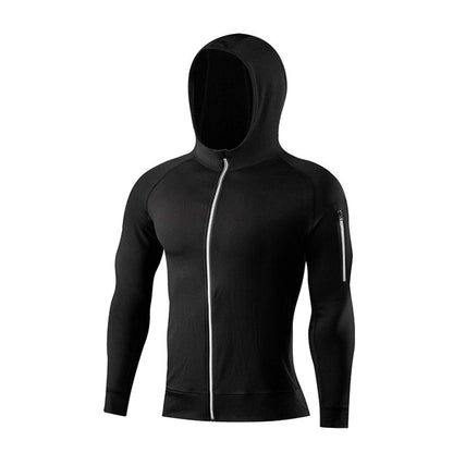 Men’s 5-Piece Workout Set with Compression Pants, Shirt and Jacket