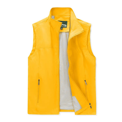 Men’s Lightweight Softshell Vest for Outdoor Sports