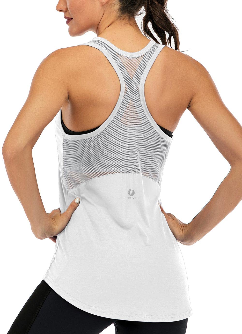 Women’s Mesh Racerback Workout Tank Top