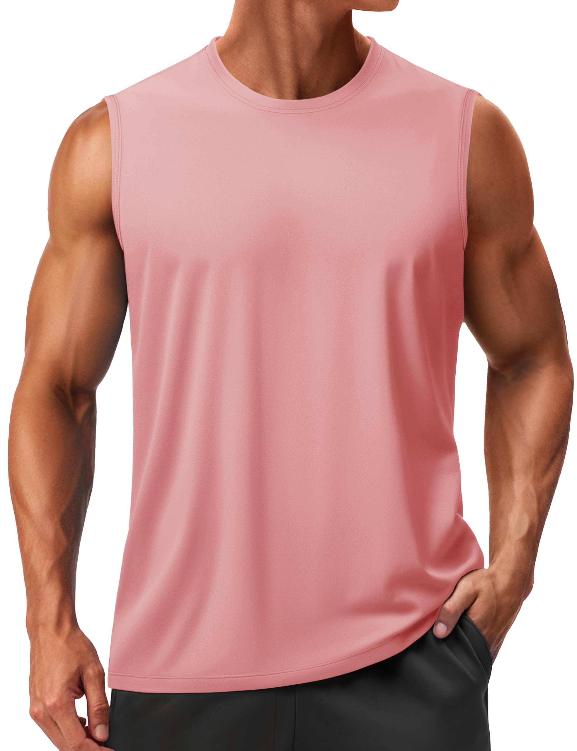 Men’s Sleeveless Quick Dry Workout Tank Top with UPF 50+