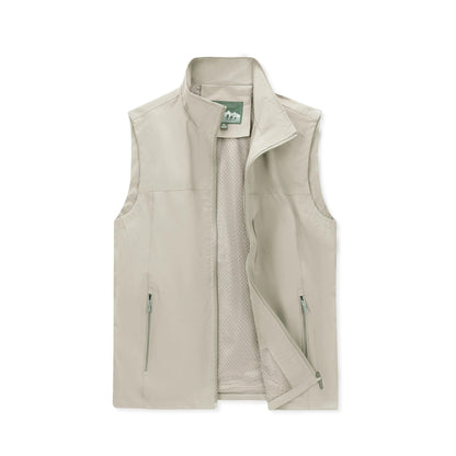 Men’s Lightweight Softshell Vest for Outdoor Sports