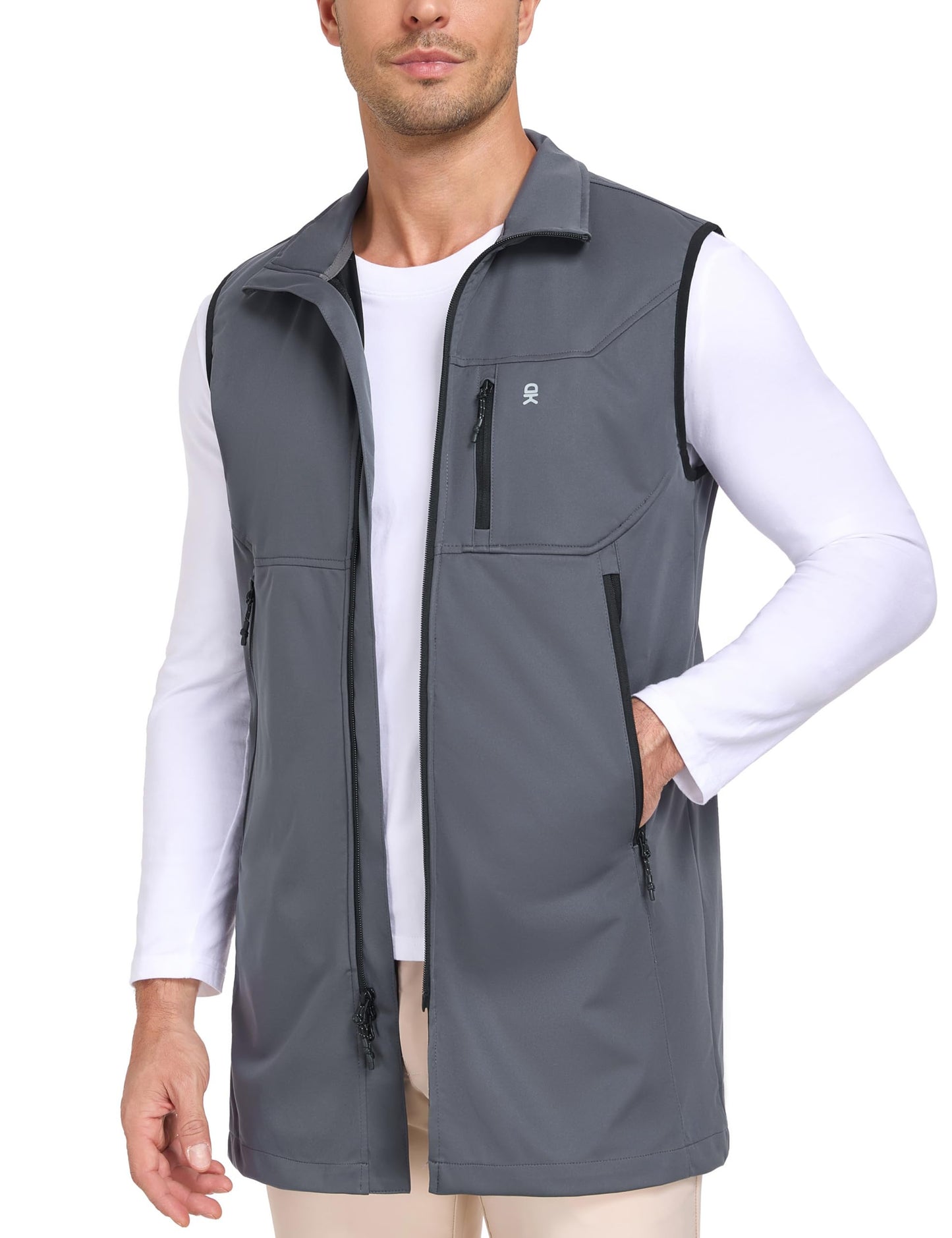 Men’s Lightweight Softshell Vest for Outdoor Sports