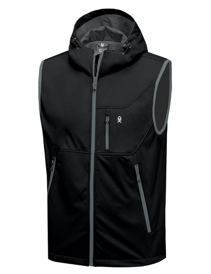 Men’s Lightweight Softshell Vest for Outdoor Sports