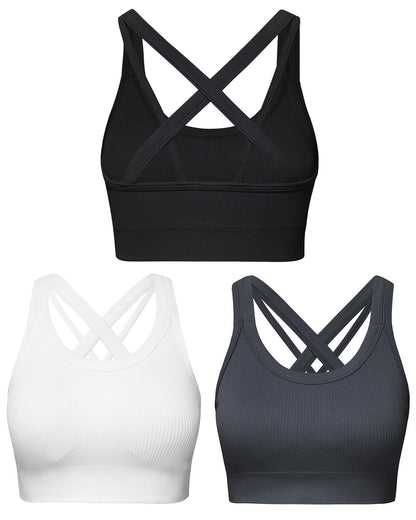 Women’s High Support Criss-Cross Back Sports Bra