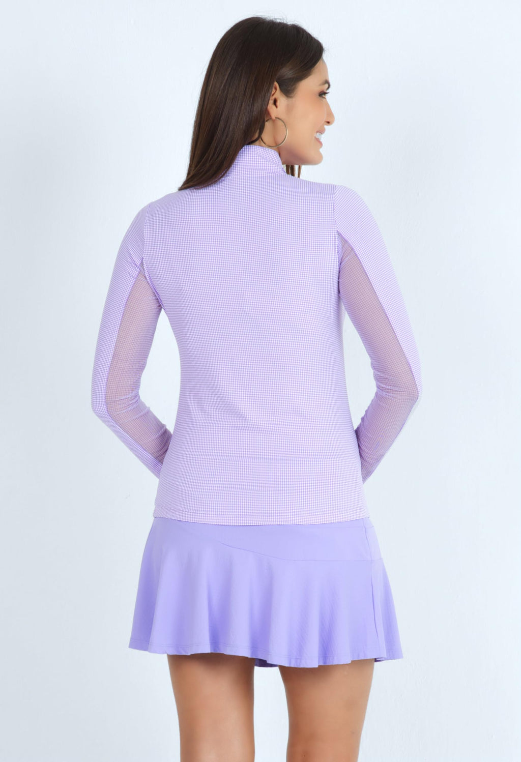 Women’s UPF 50+ Cooling Long Sleeve Mock Neck Top
