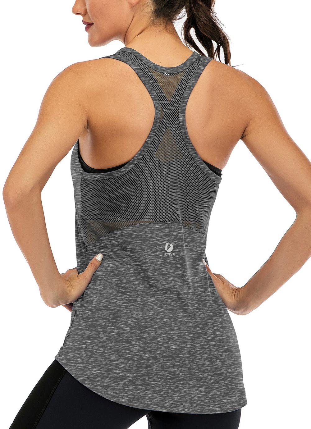 Women’s Mesh Racerback Workout Tank Top