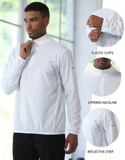 Men’s 3-Piece Windproof Tracksuit Set with Jacket and Joggers
