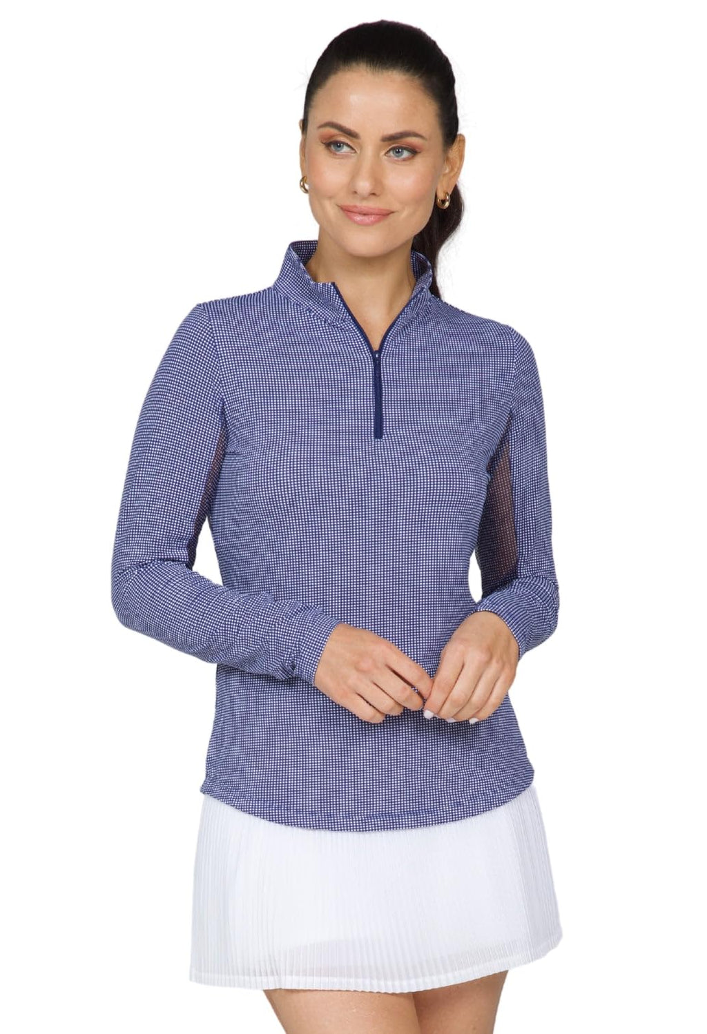 Women’s UPF 50+ Cooling Long Sleeve Mock Neck Top