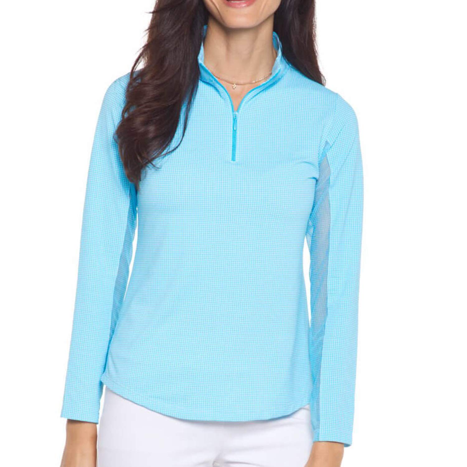 Women’s UPF 50+ Cooling Long Sleeve Mock Neck Top
