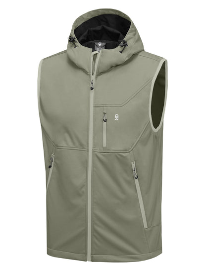 Men’s Lightweight Softshell Vest for Outdoor Sports