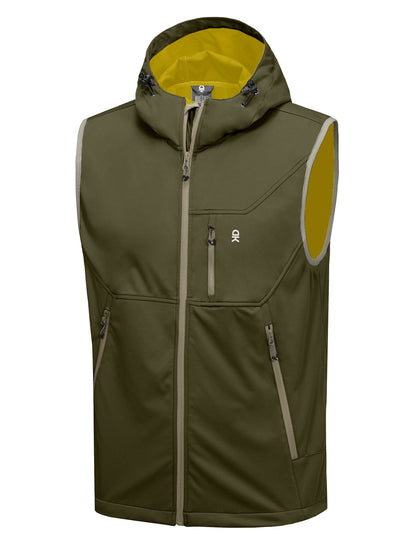 Men’s Lightweight Softshell Vest for Outdoor Sports