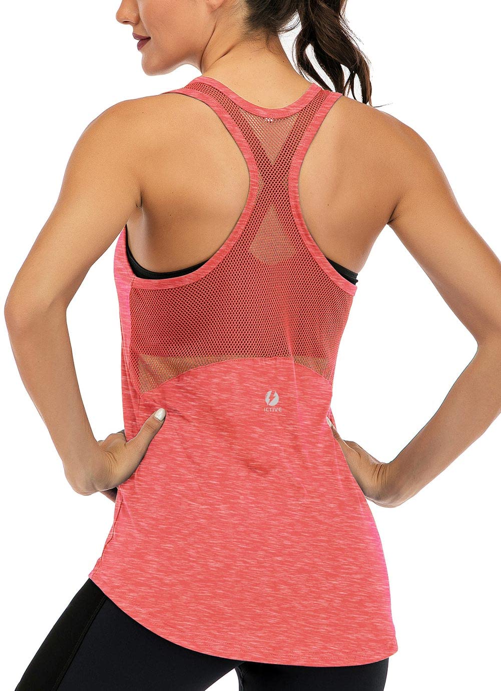 Women’s Mesh Racerback Workout Tank Top