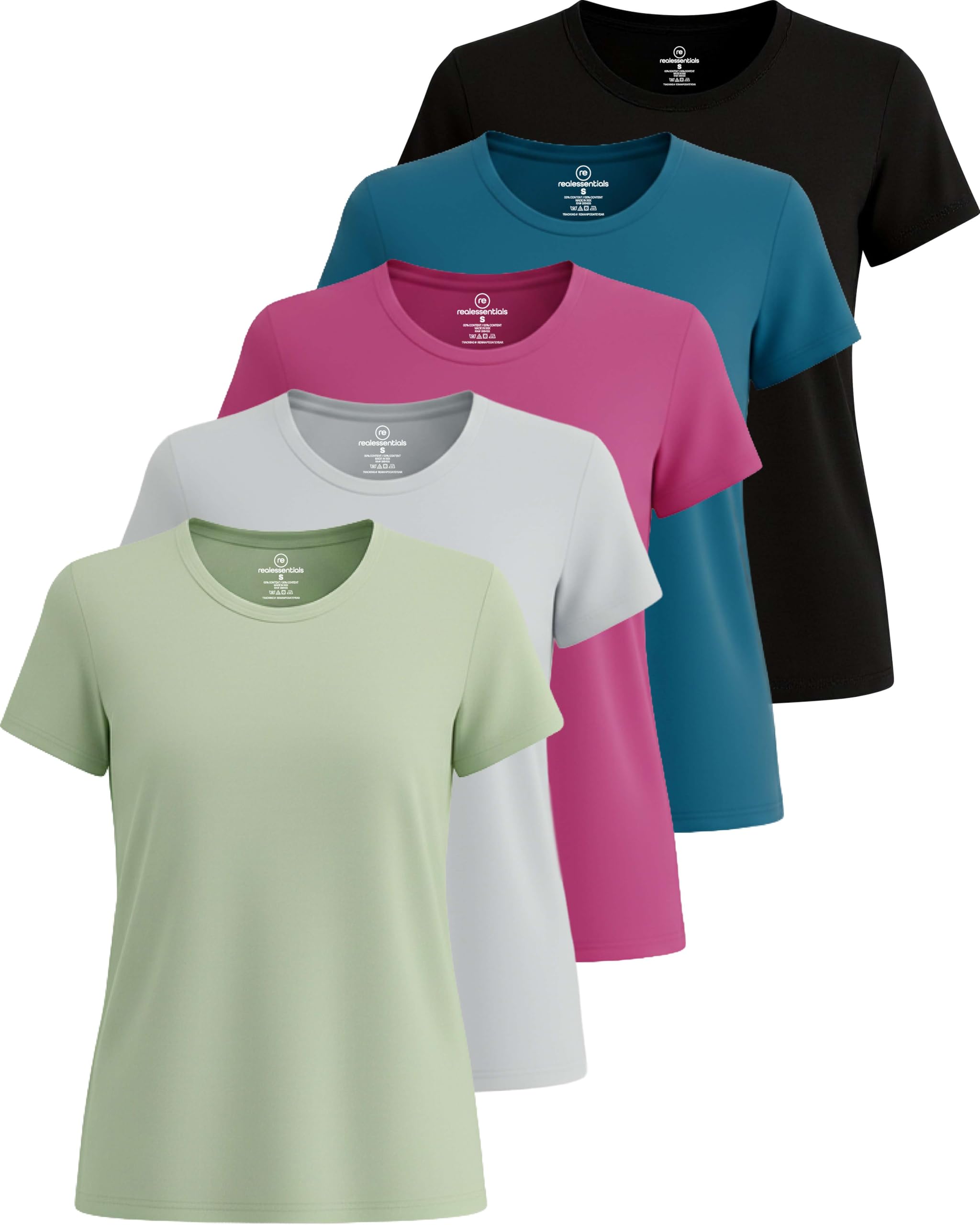 Women’s 5-Pack Short Sleeve Workout Tops