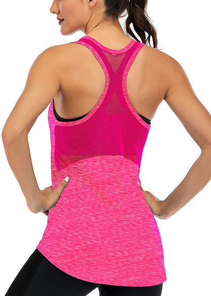 Women’s Mesh Racerback Workout Tank Top